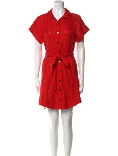 Pre-owned Veronica Beard Mini Dress In Red