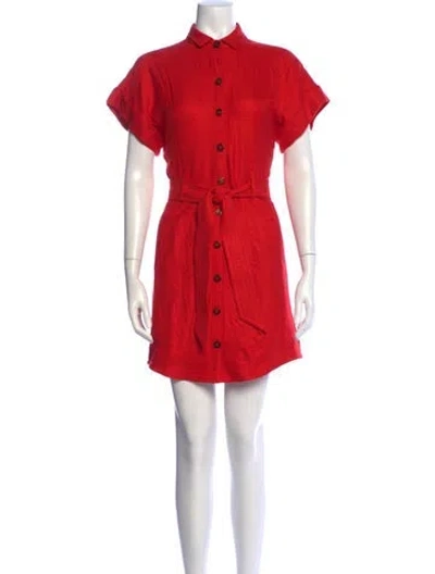 Pre-owned Veronica Beard Mini Dress In Red