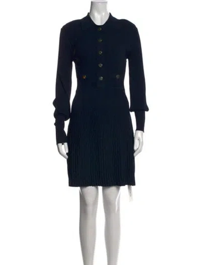 Pre-owned Veronica Beard Mini Dress W/ Tags In Black