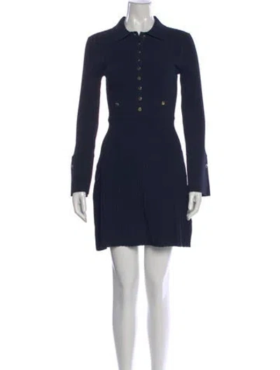Pre-owned Veronica Beard Mini Dress W/ Tags In Blue