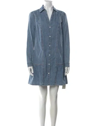 Pre-owned Veronica Beard Mini Dress W/ Tags In Blue