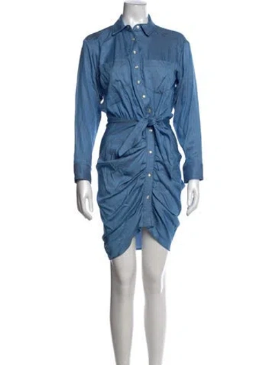 Pre-owned Veronica Beard Mini Dress W/ Tags In Blue