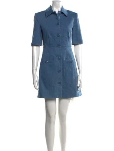 Pre-owned Veronica Beard Mini Dress W/ Tags In Blue