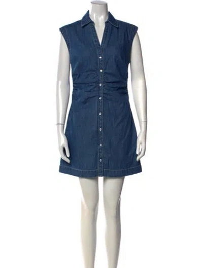 Pre-owned Veronica Beard Mini Dress W/ Tags In Blue