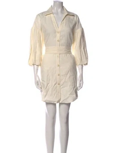 Pre-owned Veronica Beard Mini Dress W/ Tags In Neutral