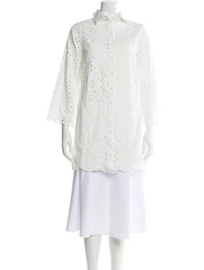 Pre-owned Veronica Beard Mini Dress W/ Tags In White