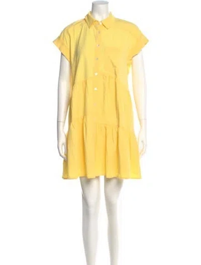 Pre-owned Veronica Beard Mini Dress W/ Tags In Yellow