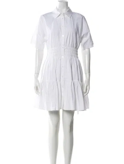 Pre-owned Veronica Beard Mini Dress In White