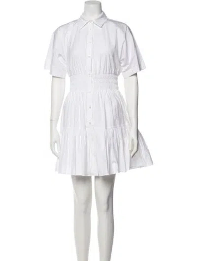 Pre-owned Veronica Beard Mini Dress In White