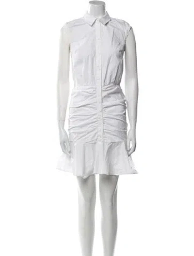 Pre-owned Veronica Beard Mini Dress In White