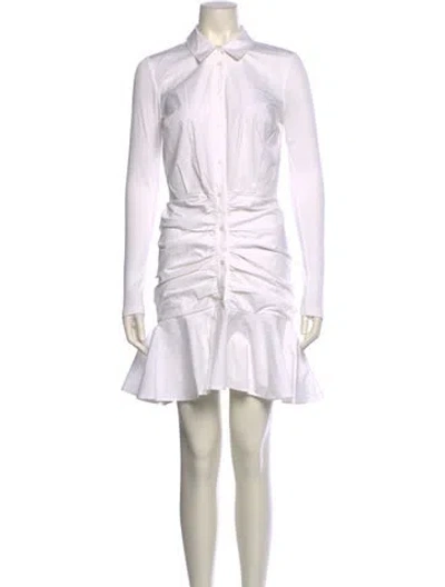 Pre-owned Veronica Beard Mini Dress In White
