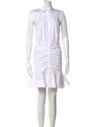 Pre-owned Veronica Beard Mini Dress In White