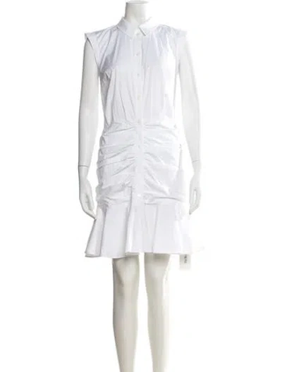 Pre-owned Veronica Beard Mini Dress In White