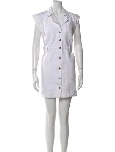 Pre-owned Veronica Beard Mini Dress In White