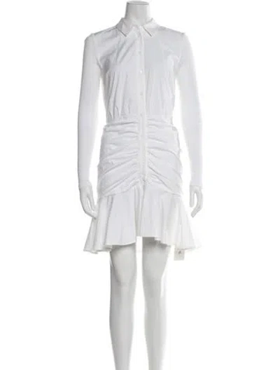 Pre-owned Veronica Beard Mini Dress In White