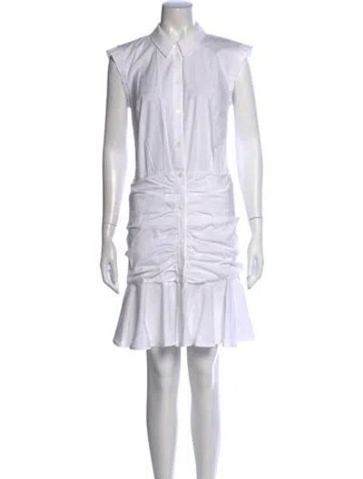 Pre-owned Veronica Beard Mini Dress In White