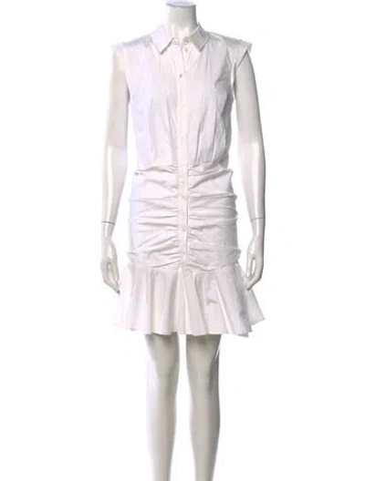 Pre-owned Veronica Beard Mini Dress In White