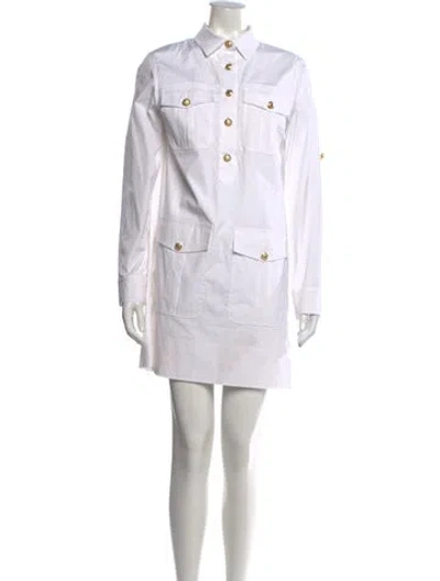 Pre-owned Veronica Beard Mini Dress In White