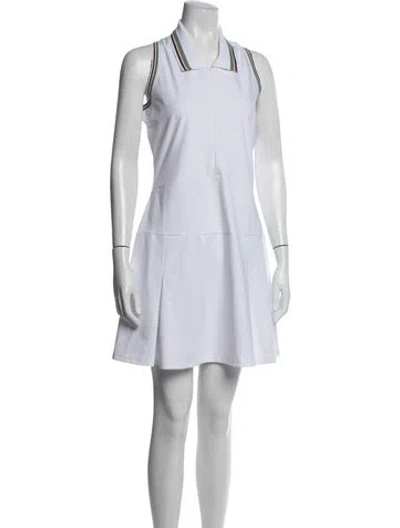 Pre-owned Veronica Beard Mini Dress In White