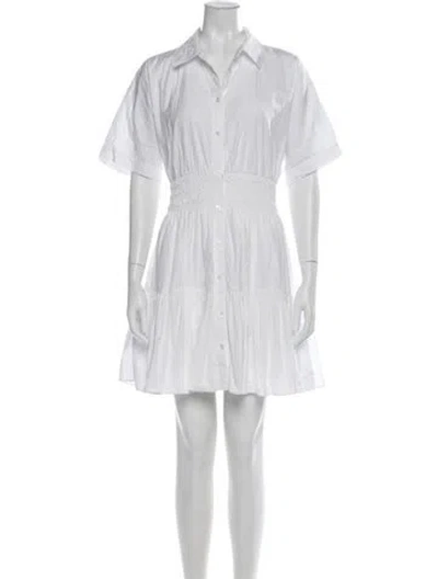 Pre-owned Veronica Beard Mini Dress In White