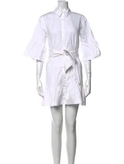 Pre-owned Veronica Beard Mini Dress In White