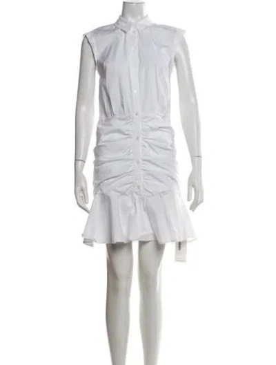 Pre-owned Veronica Beard Mini Dress In White