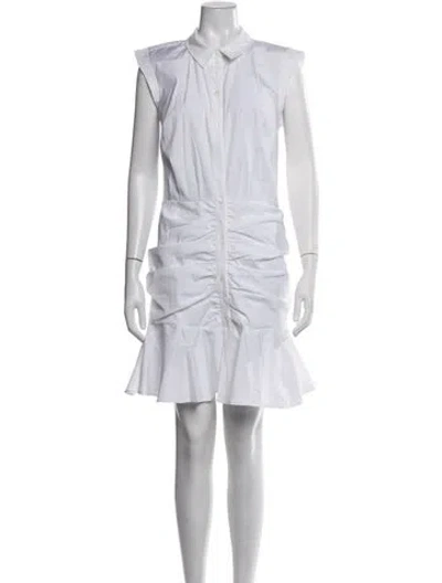Pre-owned Veronica Beard Mini Dress In White
