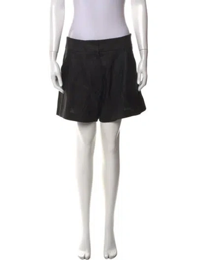 Pre-owned Veronica Beard Mini Shorts In Black