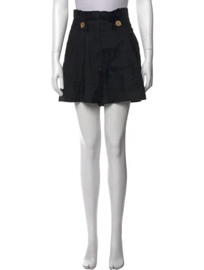 Pre-owned Veronica Beard Mini Shorts In Black