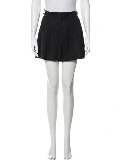 Pre-owned Veronica Beard Mini Shorts In Black