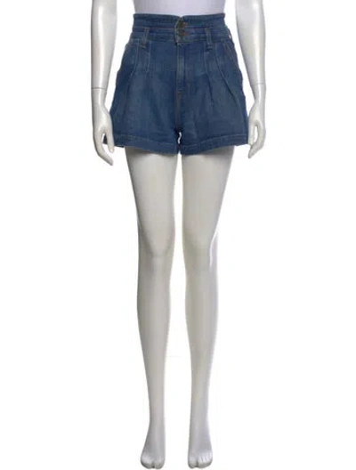 Pre-owned Veronica Beard Mini Shorts In Blue