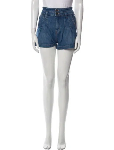 Pre-owned Veronica Beard Mini Shorts In Blue