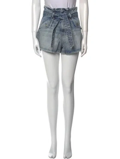 Pre-owned Veronica Beard Mini Shorts In Blue