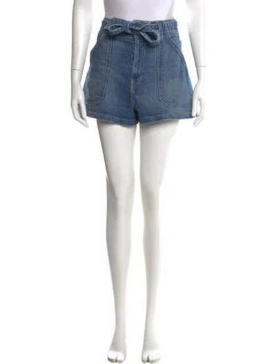 Pre-owned Veronica Beard Mini Shorts In Blue