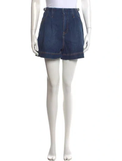 Pre-owned Veronica Beard Mini Shorts In Blue