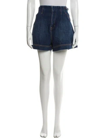 Pre-owned Veronica Beard Mini Shorts In Blue