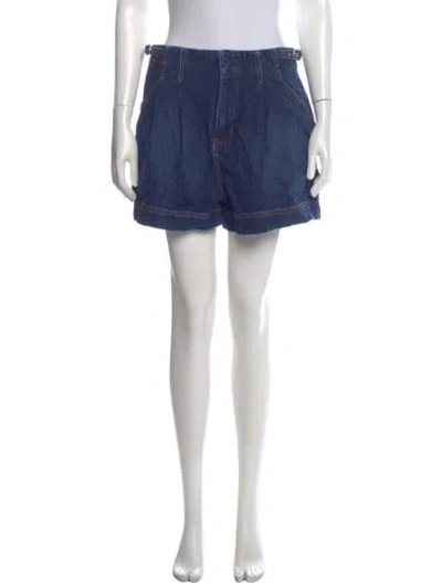 Pre-owned Veronica Beard Mini Shorts In Blue
