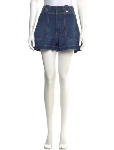 Pre-owned Veronica Beard Mini Shorts In Blue