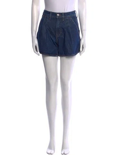 Pre-owned Veronica Beard Mini Shorts In Blue