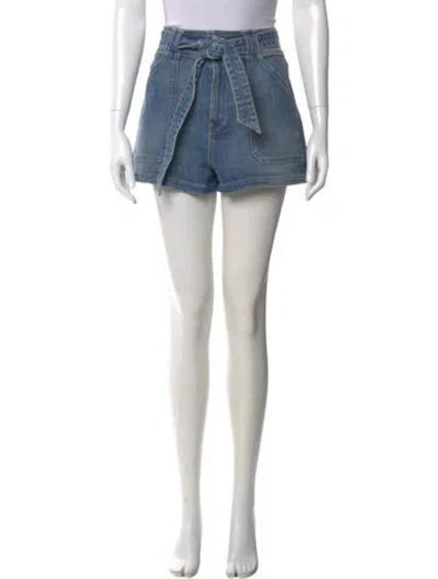 Pre-owned Veronica Beard Mini Shorts In Blue