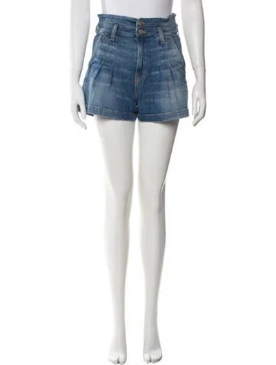 Pre-owned Veronica Beard Mini Shorts In Blue