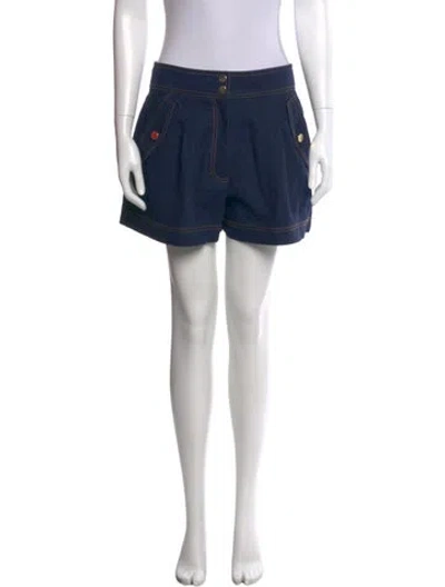 Pre-owned Veronica Beard Mini Shorts In Blue