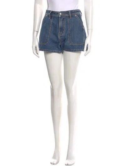 Pre-owned Veronica Beard Mini Shorts In Blue