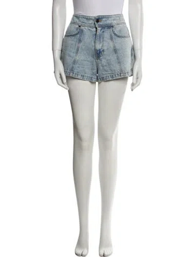 Pre-owned Veronica Beard Mini Shorts In Blue