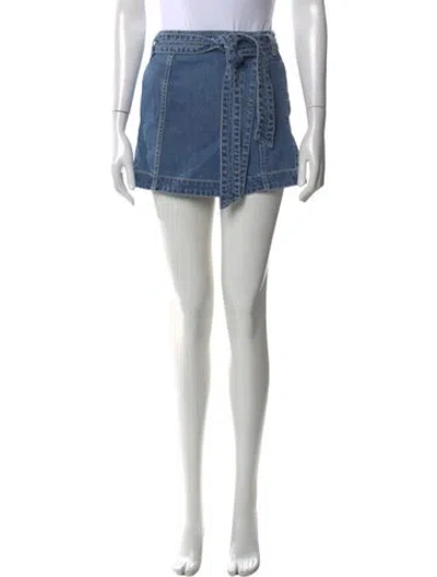 Pre-owned Veronica Beard Mini Shorts In Blue