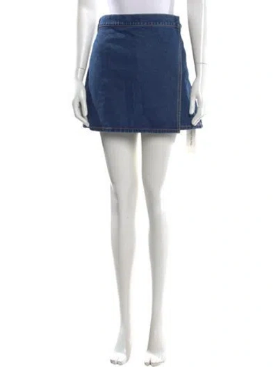 Pre-owned Veronica Beard Mini Shorts In Blue