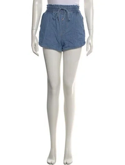 Pre-owned Veronica Beard Mini Shorts In Blue