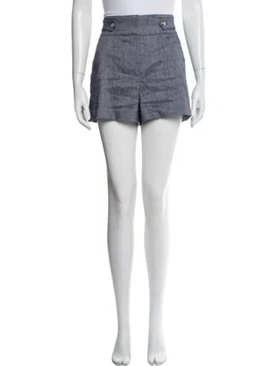 Pre-owned Veronica Beard Mini Shorts In Blue
