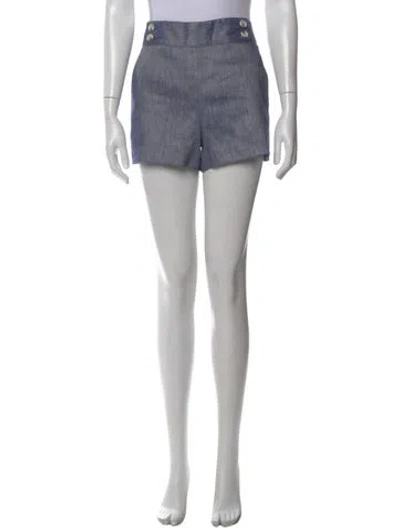 Pre-owned Veronica Beard Mini Shorts In Blue
