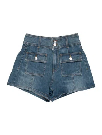Pre-owned Veronica Beard Mini Shorts In Blue